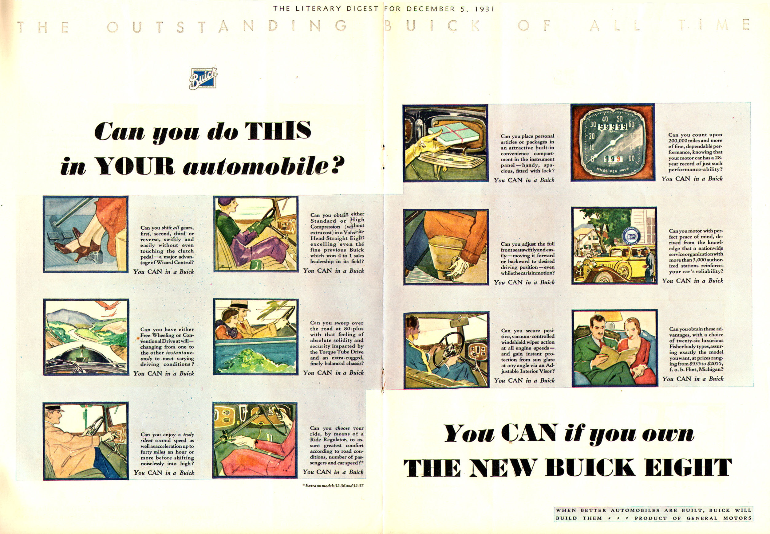 1932 Buick Auto Advertising
